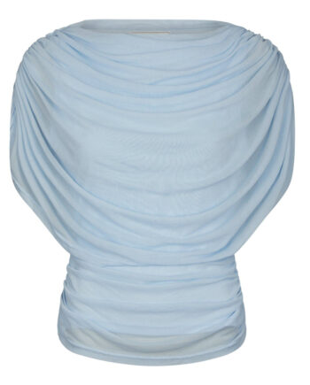 Neo Noir Top Cottuna Drapy Light Blue