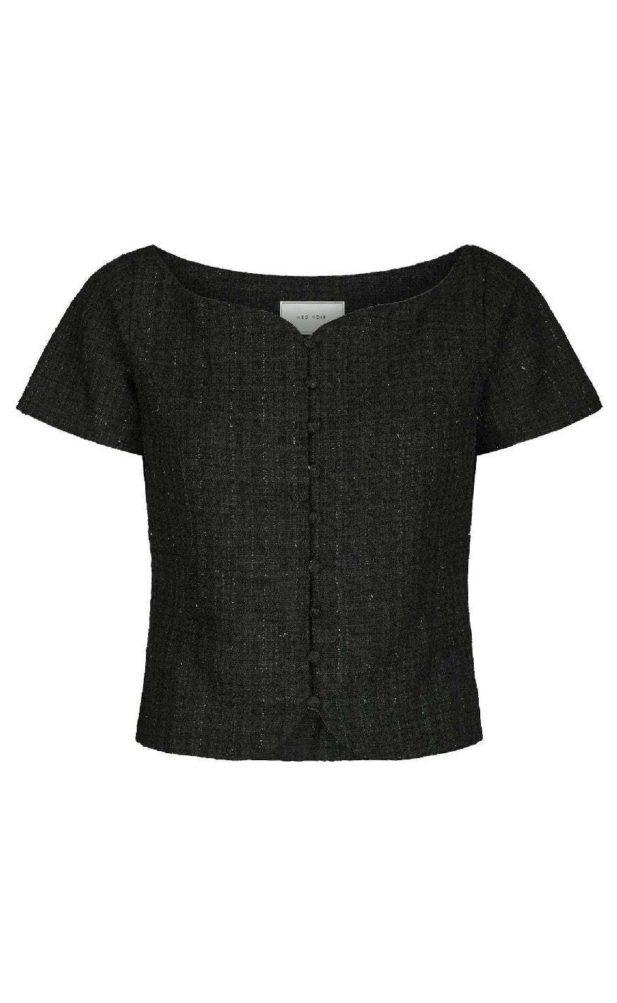 Neo Noir Top Tango Boucle Black