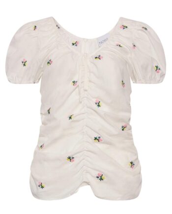 Noella Bluse Samantha White Embroidery