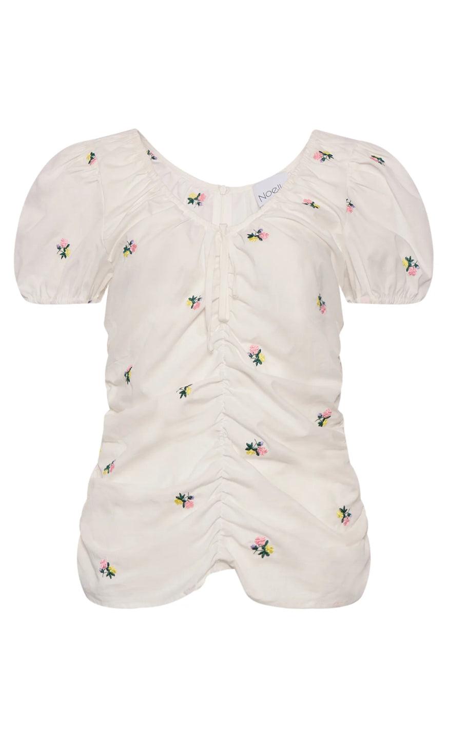 Noella Bluse Samantha White Embroidery