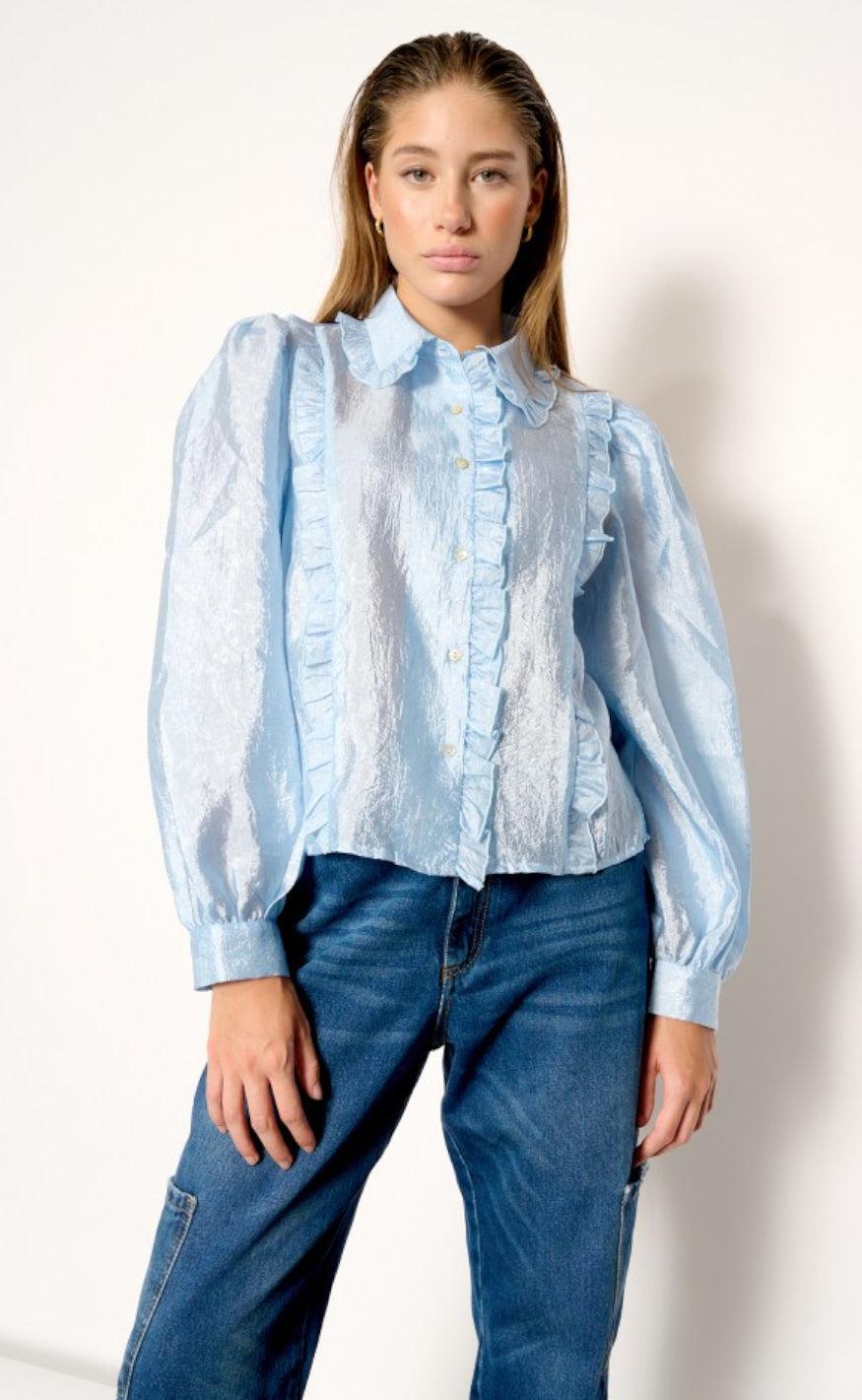 Noella Skjorte Amirah Light Blue