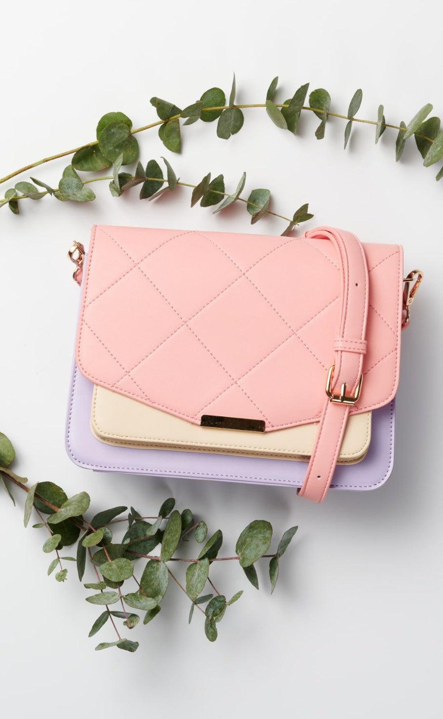 Noella Taske Blanca Multi Compartment Coral Purple Nude