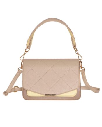 Noella Taske Blanca Multi Compartment Pastel Yellow Taupe