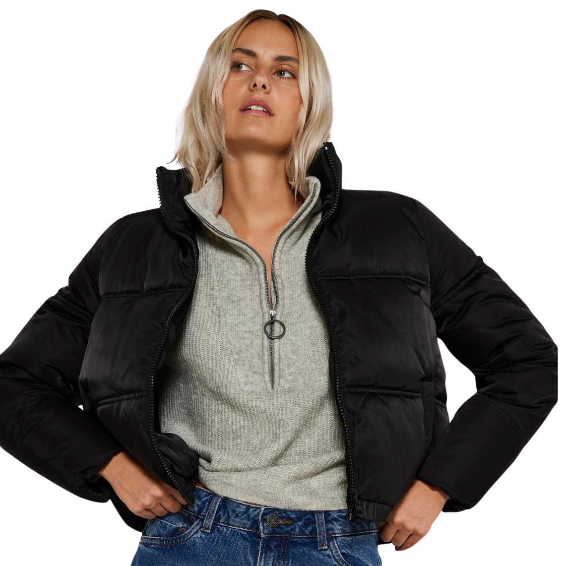 Noisy May Anni Dame Jakke Black