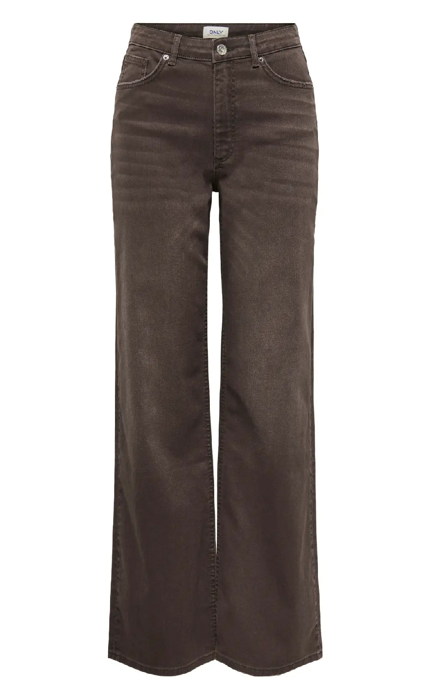 Only Bukser Juicy Dark Brown Denim