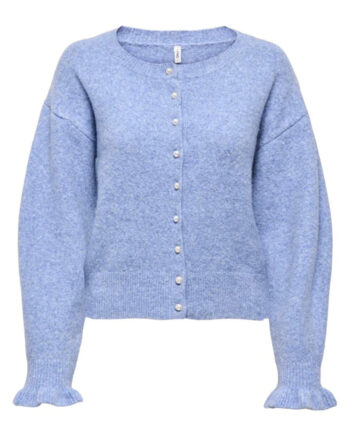 Only Cardigan Rima Ultramarine Melange Pearl Button