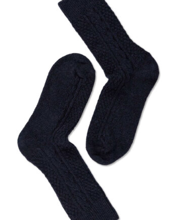 Oroblu Strømper Woman Wool Cable Navy