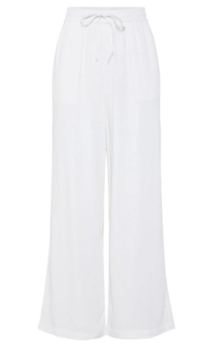 Pieces Bukser Pia Bright White