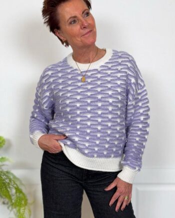 Pieces Strik Diana Cloud Dancer Lavender