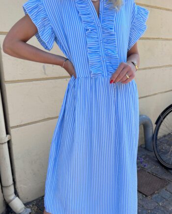 Say Ina Copenhagen Kjole Amelia Blue Striped