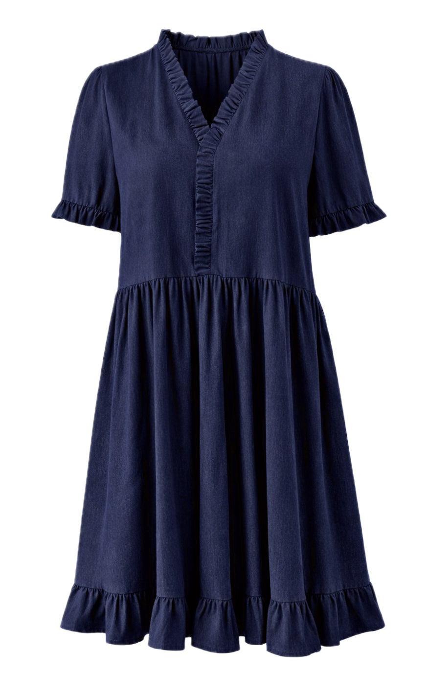 Say Ina Copenhagen Kjole Catja Summer Blue Denim