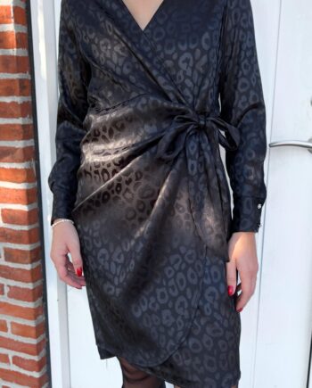 Say Ina Copenhagen Kjole Nynne Black Leopard