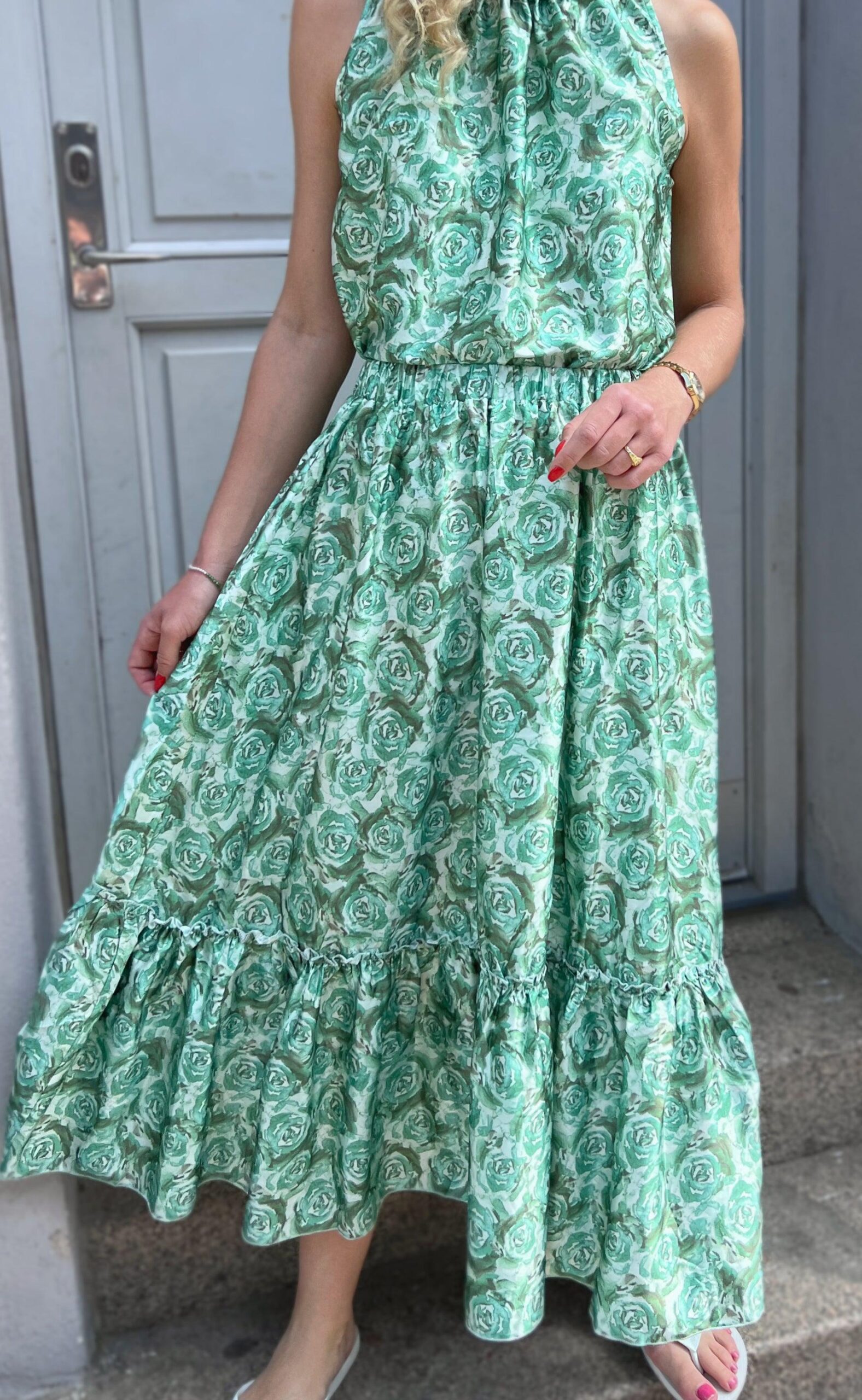 Say Ina Copenhagen Nederdel Hanna Green Roses