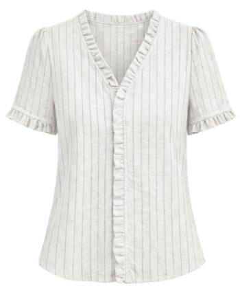 Say Ina Copenhagen Top Catja Off White    Stripes