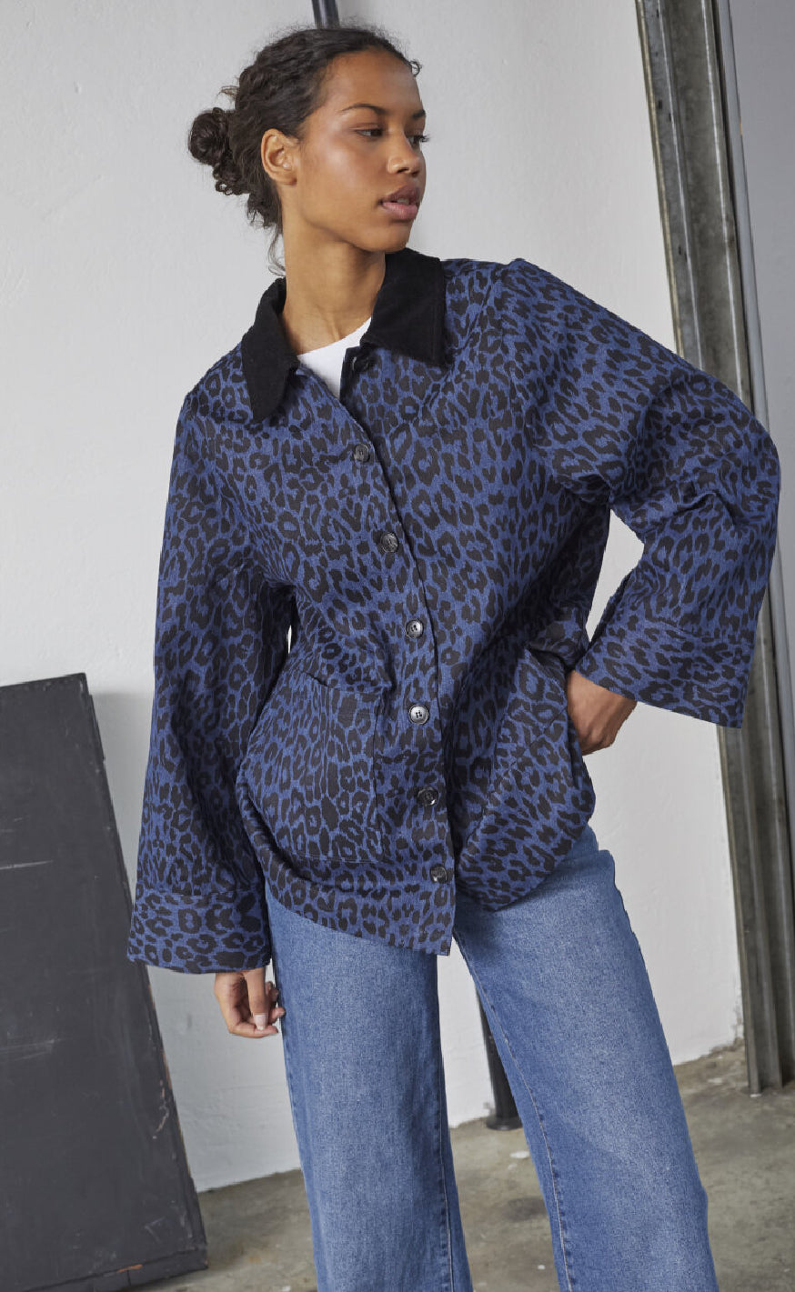 Sisters Point Jakke Estir-ja Denim Leo