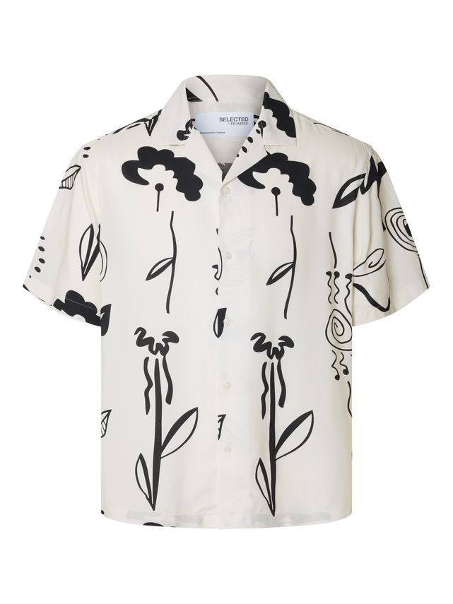 Slhrelaxrajesh-shirt Ss Aop