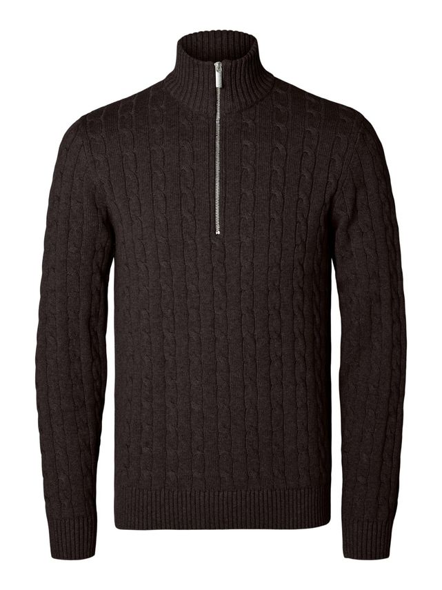 Slhryan Structure Half Zip