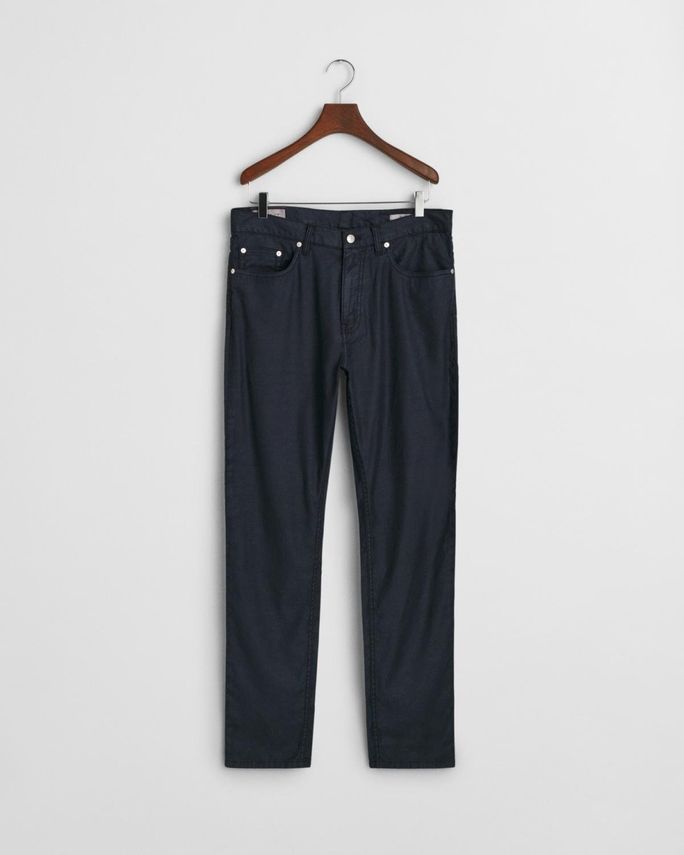 Slim Cot Linen Jeans