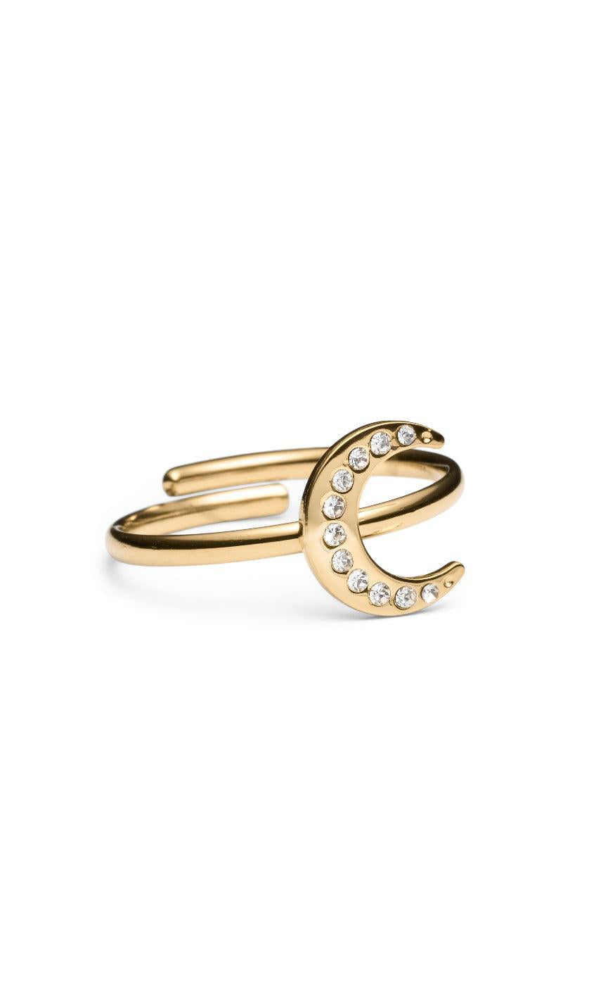 Smykkeli Copenhagen Ring Havana Moon Gold Colour