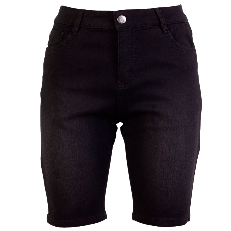 Steenholt Grace Dame Shorts Plus Size Black Denim 44