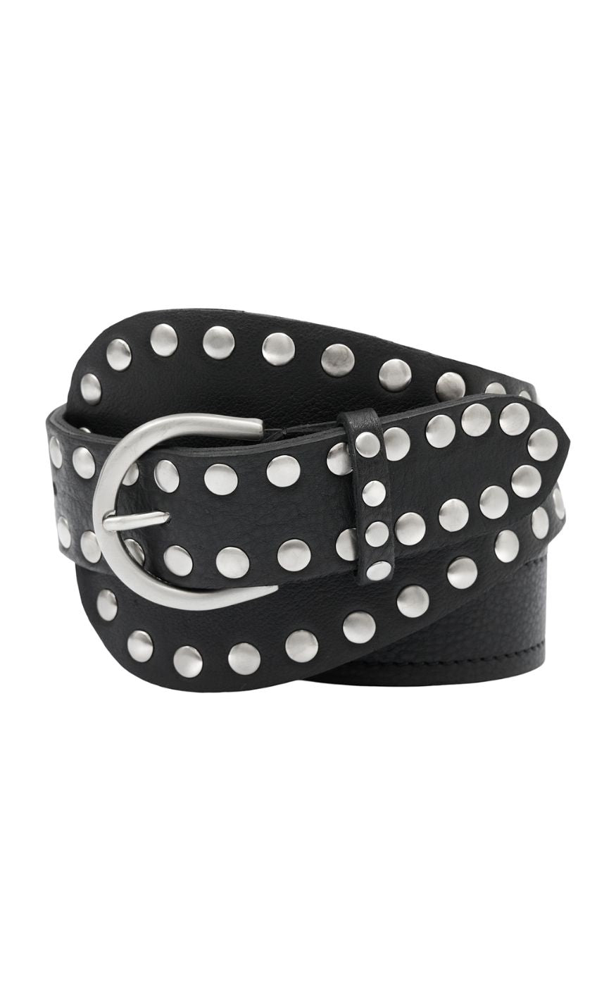 Tim   Simonsen Bælte Dunja Stud Black Silver