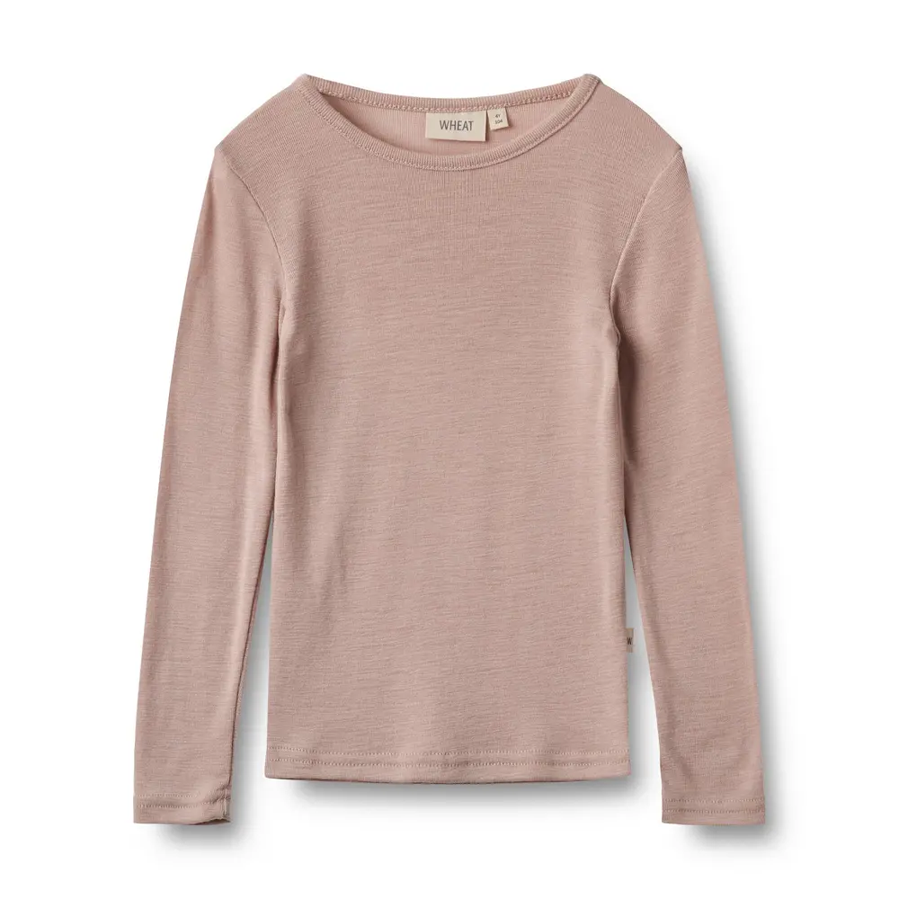 Uld -shirt Ls Alfie Dry Rose 122