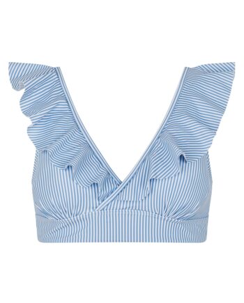 Unica Copenhagen Bikini Overdel   Top Marianna Blue Stripes