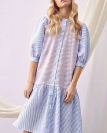 -view Kjole Rikke Blue Lavender