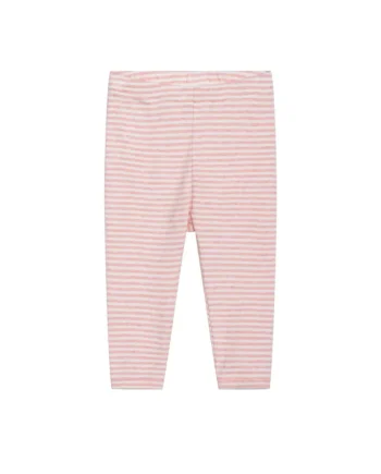Baby Stribet Leggings Coral Ow 74     Mdr