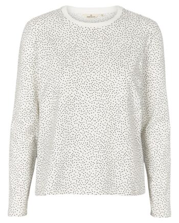 Basic Apparel Bluse Elba Whisper White  Black