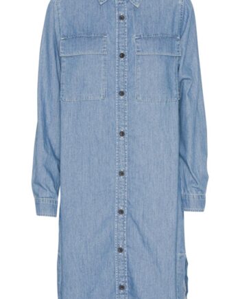Basic Apparel Kjole Rose Faded Denim