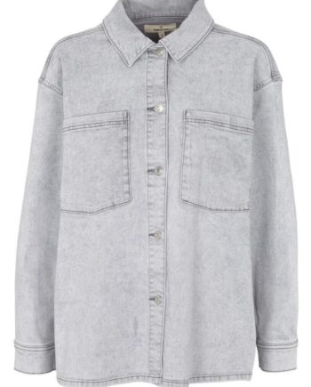 Basic Apparel Skjorte Etta Grey