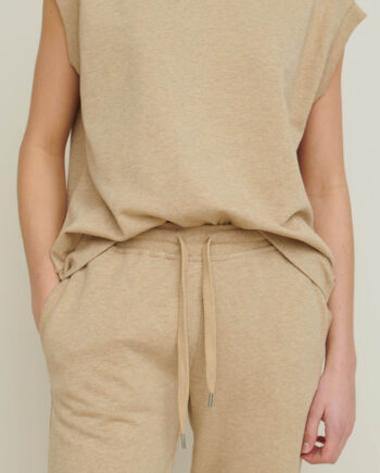 Basic Apparel Vest Vendela Camel Melange