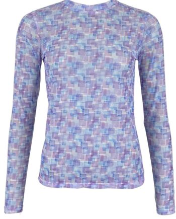 Black Colour Bluse Florence Soft Lavender
