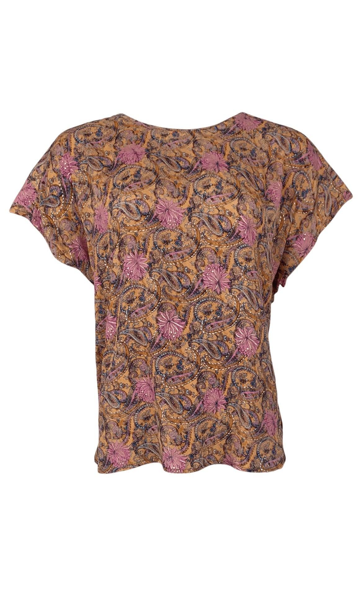 Black Colour Bluse Luna     Pastel Peach