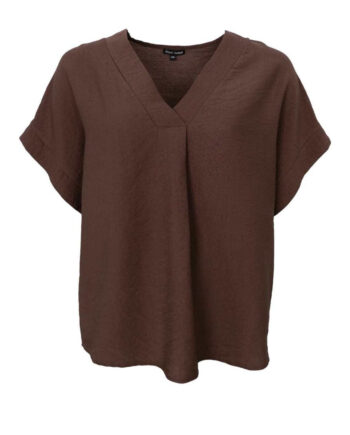 Black Colour Bluse Samos Coffee