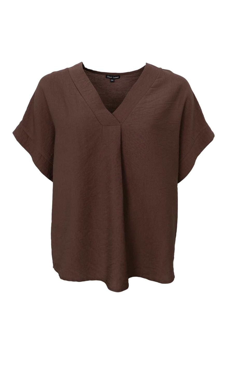 Black Colour Bluse Samos Coffee