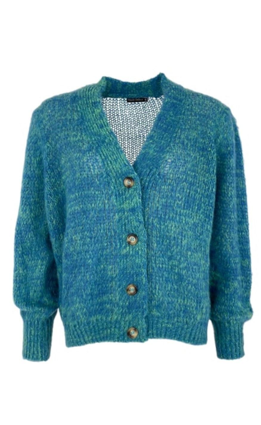 Black Colour Cardigan Simona Aqua