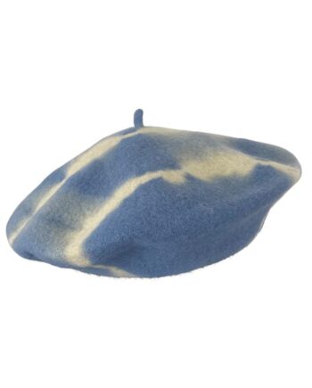 Black Colour Hat Alda Lt  Blue Tie Dye