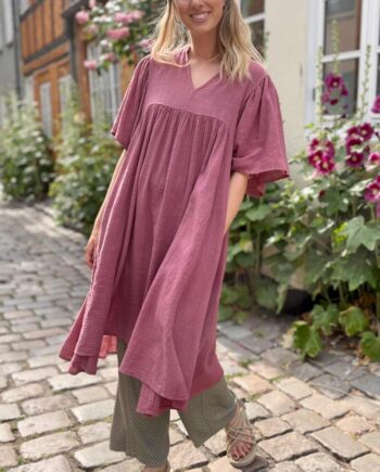 Black Colour Kjole Elena Boho Winter Rose