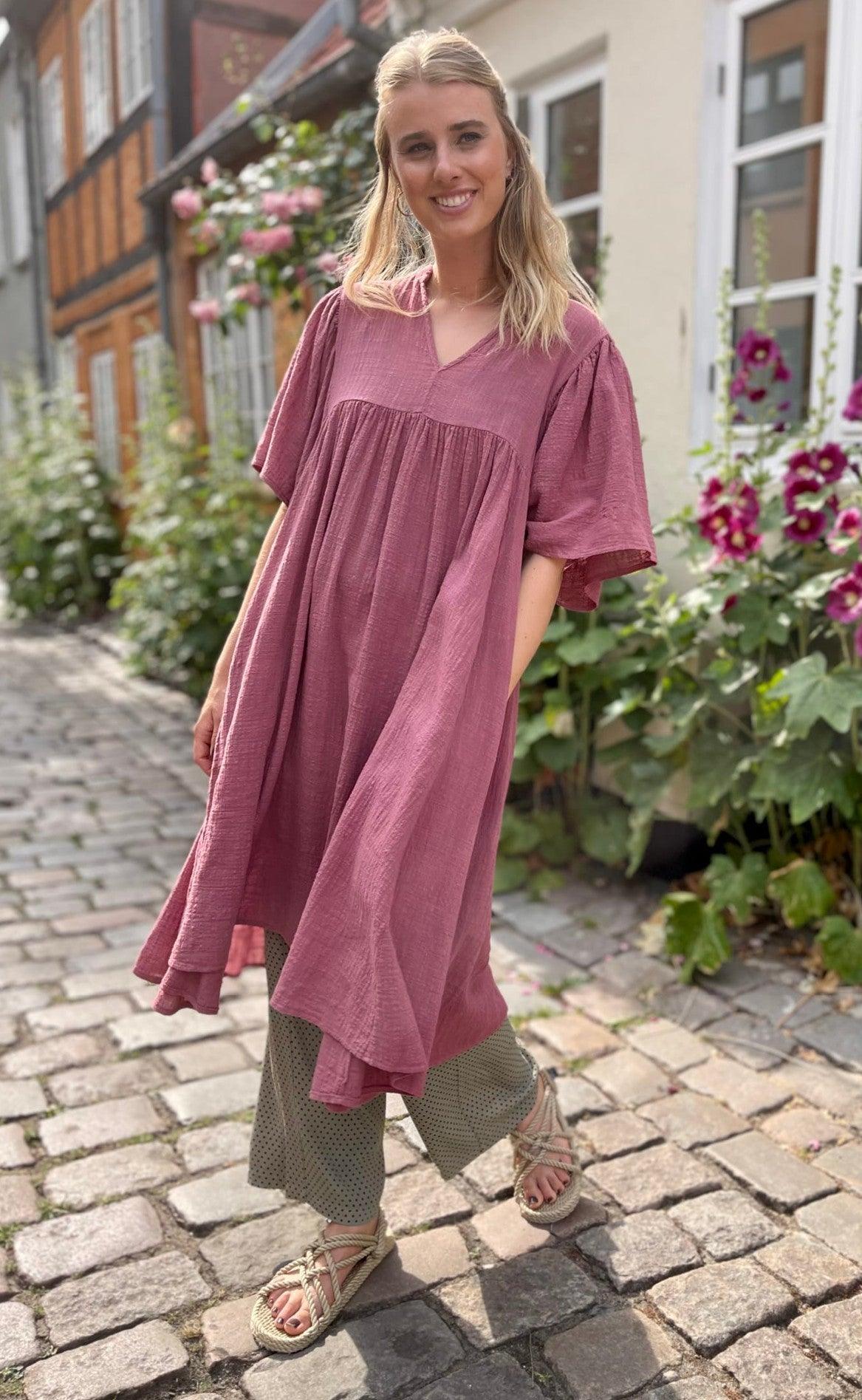 Black Colour Kjole Elena Boho Winter Rose