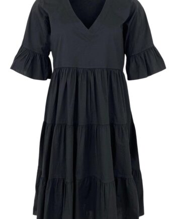 Black Colour Kjole Paige Short Boho Black