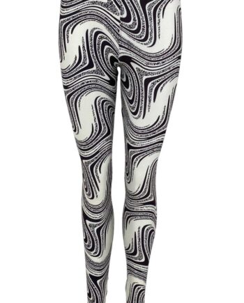 Black Colour Leggings Robyn Black Warp