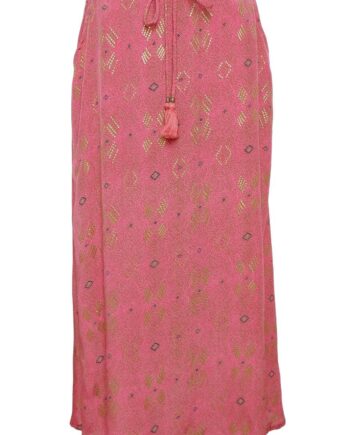 Black Colour Nederdel Luna Argyle Pink