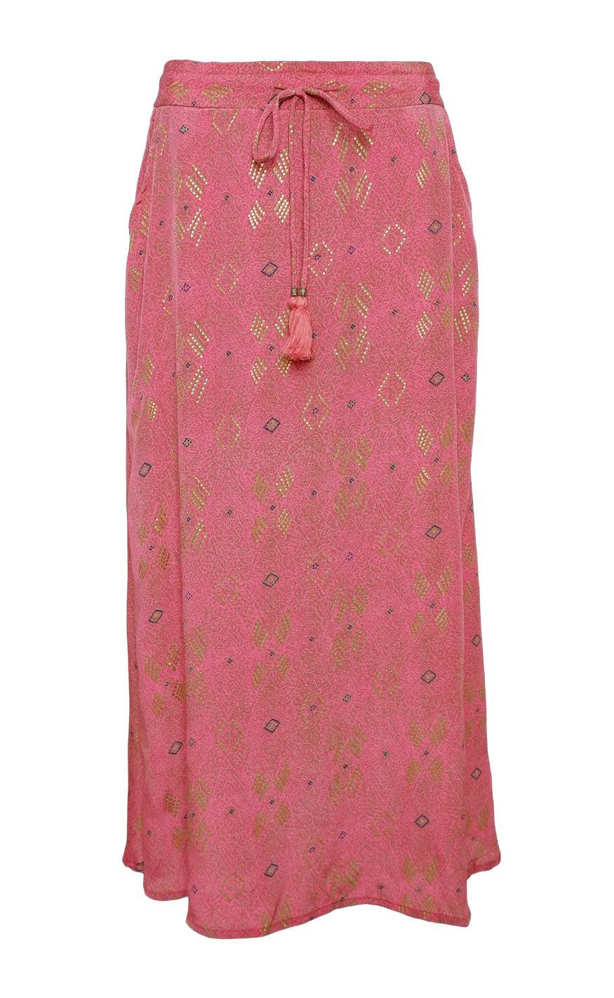 Black Colour Nederdel Luna Argyle Pink