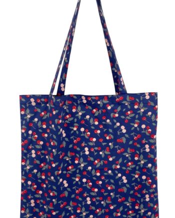 Black Colour Taske   Shopper Lulu Cotton Cherry Navy