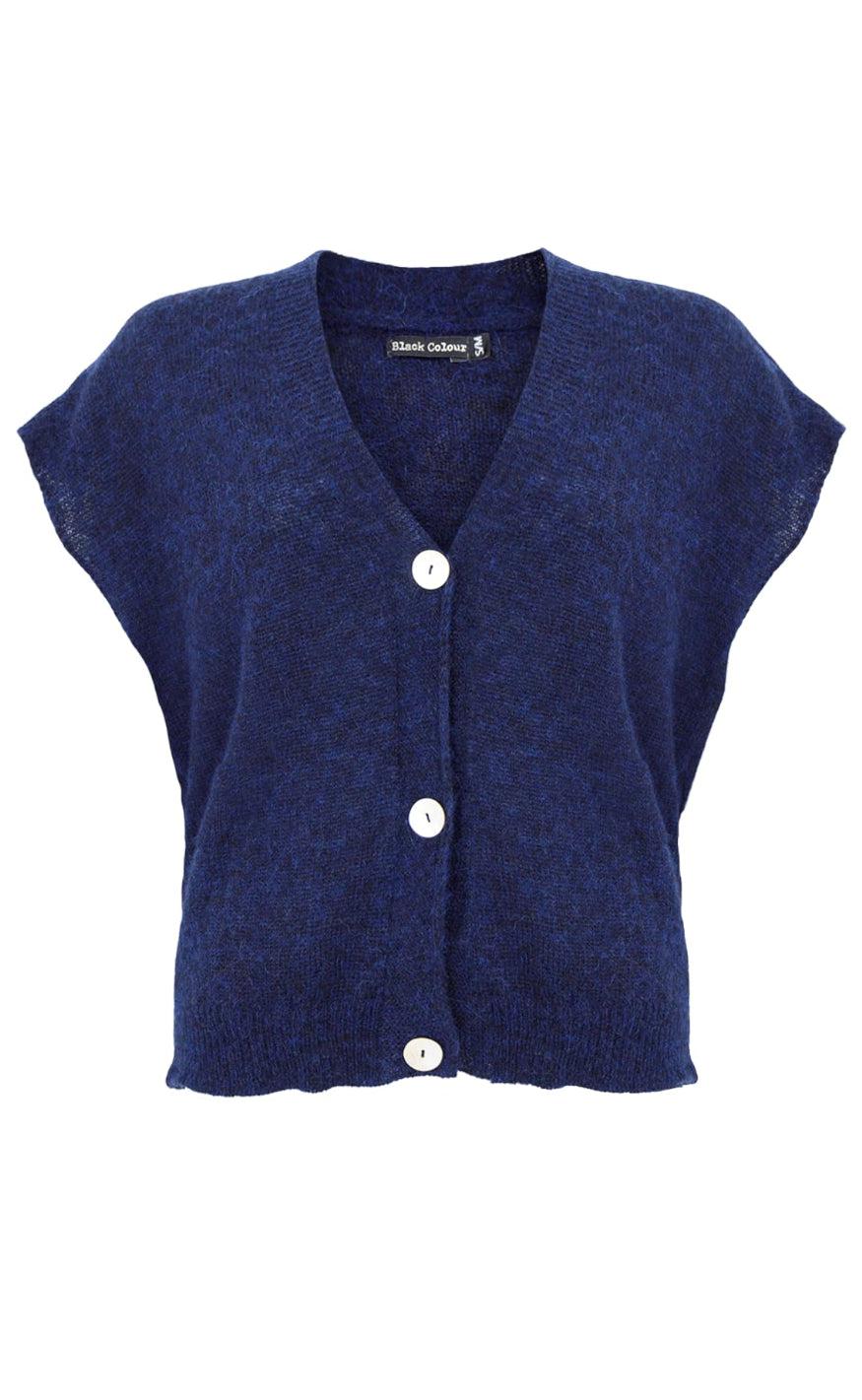 Black Colour Vest Dell Navy