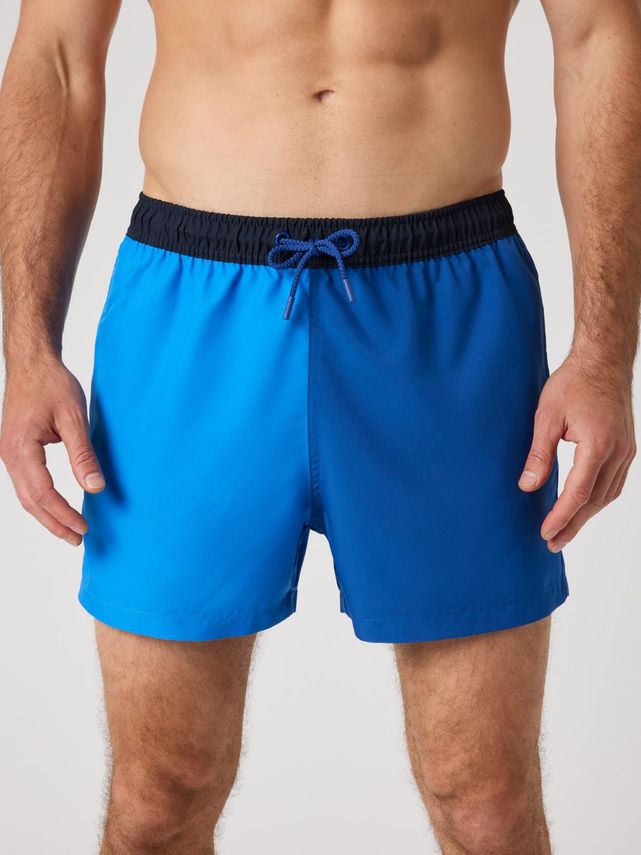 Borg Blocked Swim Shorts Candy Pink