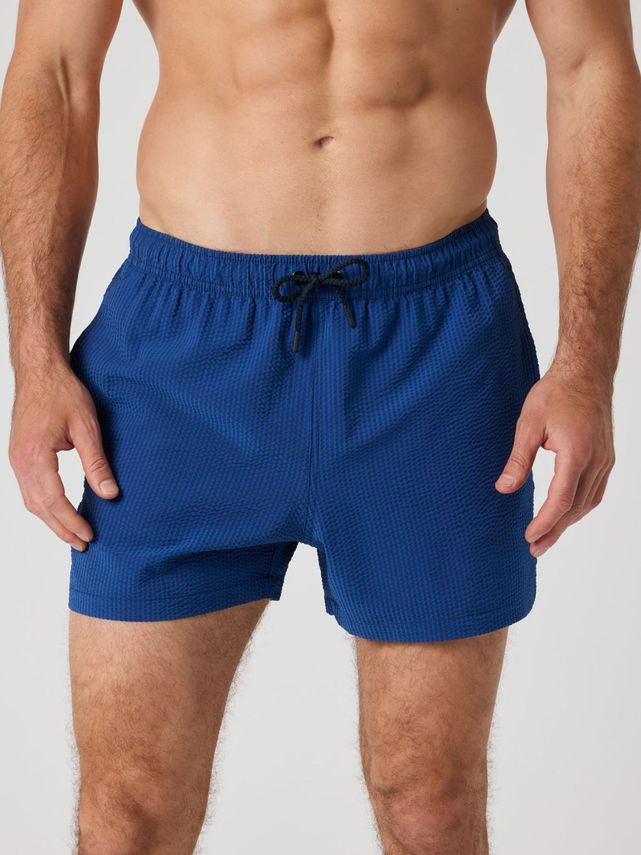 Borg Seersucker Swim Shorts Bb Swim Stripe
