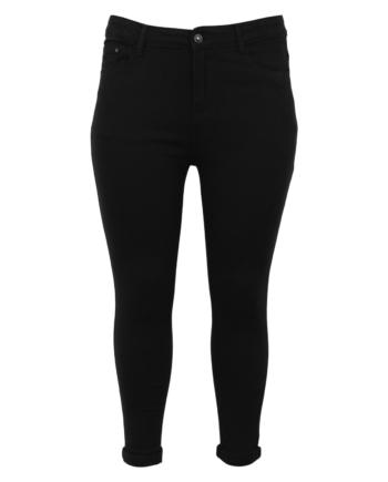 Bs Jeans Dame Jeans Plus Size Black 42